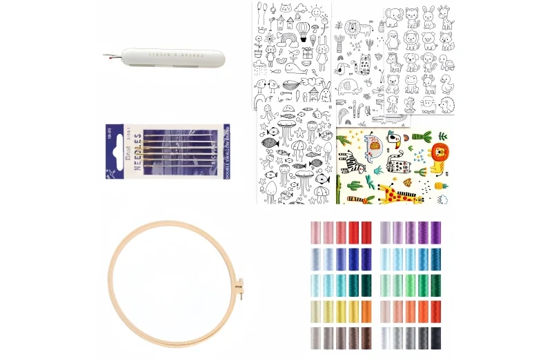 water soluble embroidery kit cute animal diy patterns set water soluble embroidery kit cute animal diy patterns set