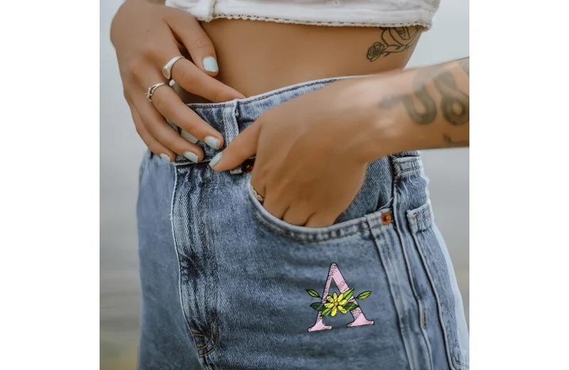 diy flower letter embroidery set custom clothing decor gift diy flower letter embroidery set custom clothing decor gift
