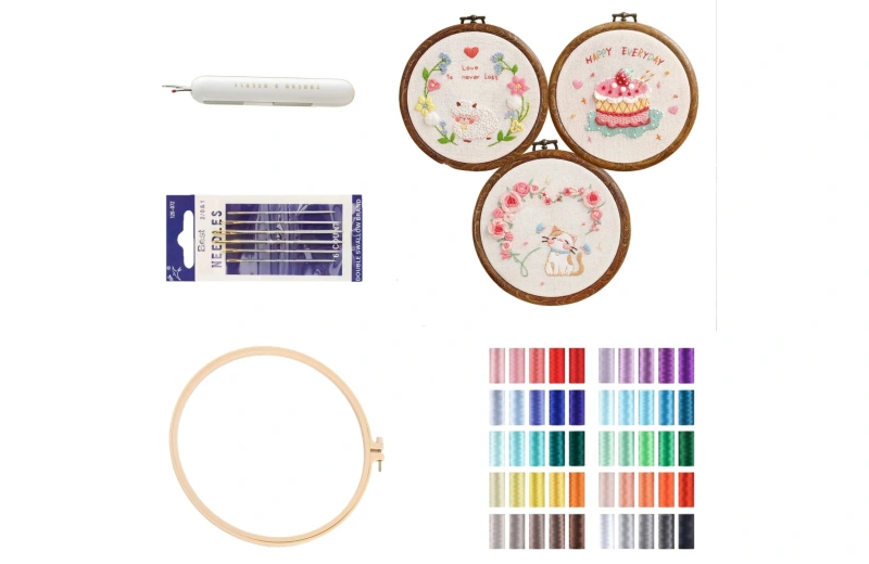 "stitched with love" | complete diy embroidery gift set "stitched with love" | complete diy embroidery gift set